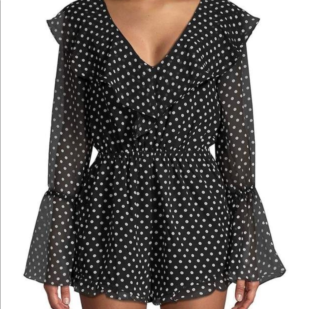 Brand New Endless Rose Polka Dot Romper